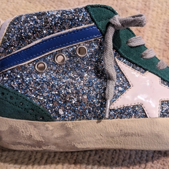 🦄RARE💚Golden Goose💚Silver Glitter MidStar Sneakers 37 - Picture 4 of 15